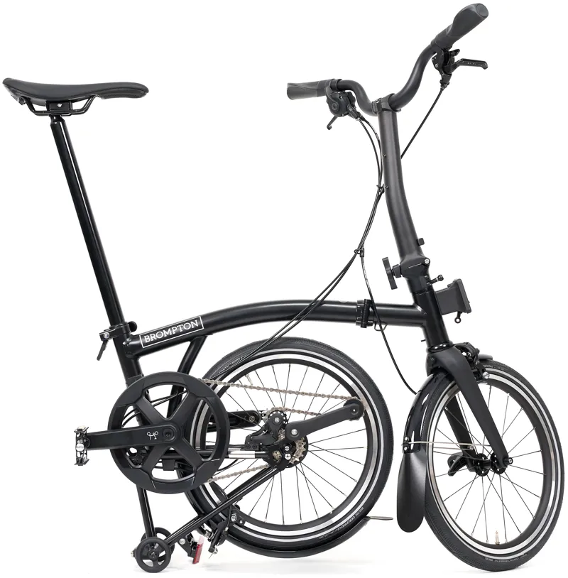 Brompton P Line V2 4-Speed Folding Bike 2026 in Matt Black-2
