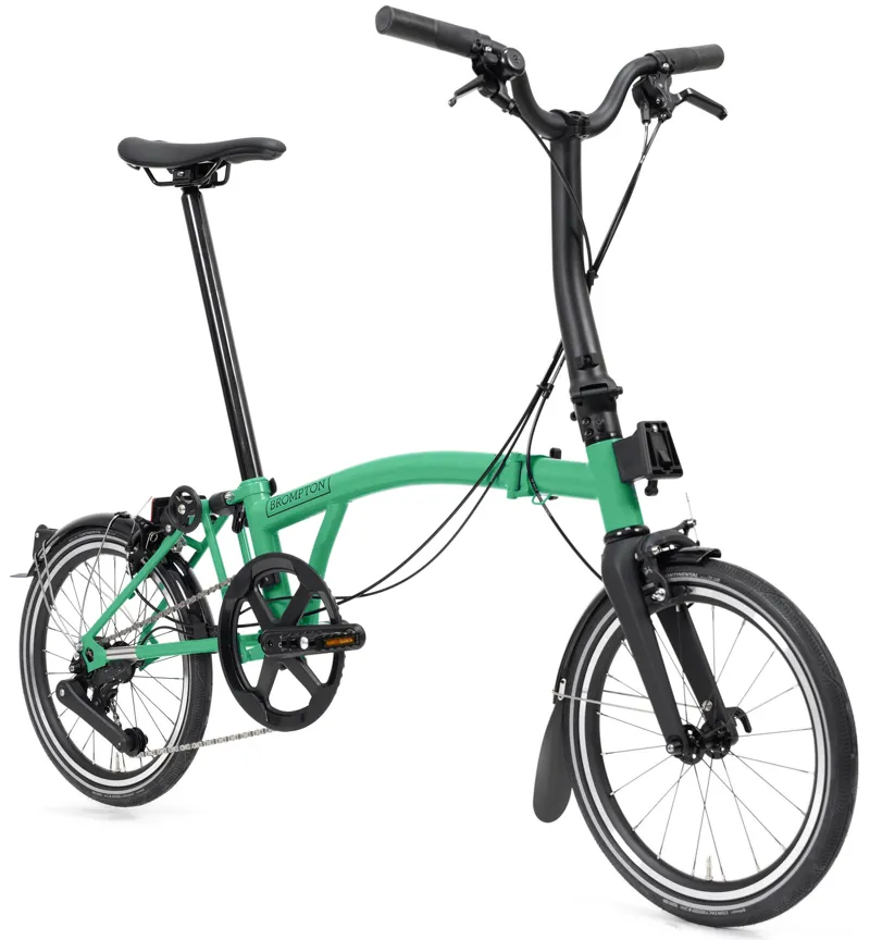 Brompton P Line V2 4-Speed Folding Bike 2026 in Palm Green-2
