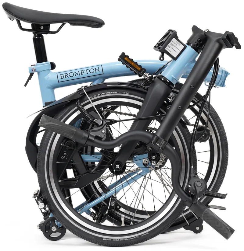 Brompton P Line V2 4-Speed Folding Bike 2026 in Cloud Metallic-3