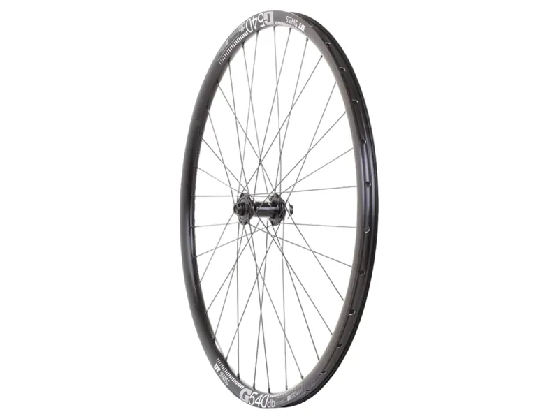 M Part Gravel Front Wheel Shimano 105 100x12mm G 540 700c in Black