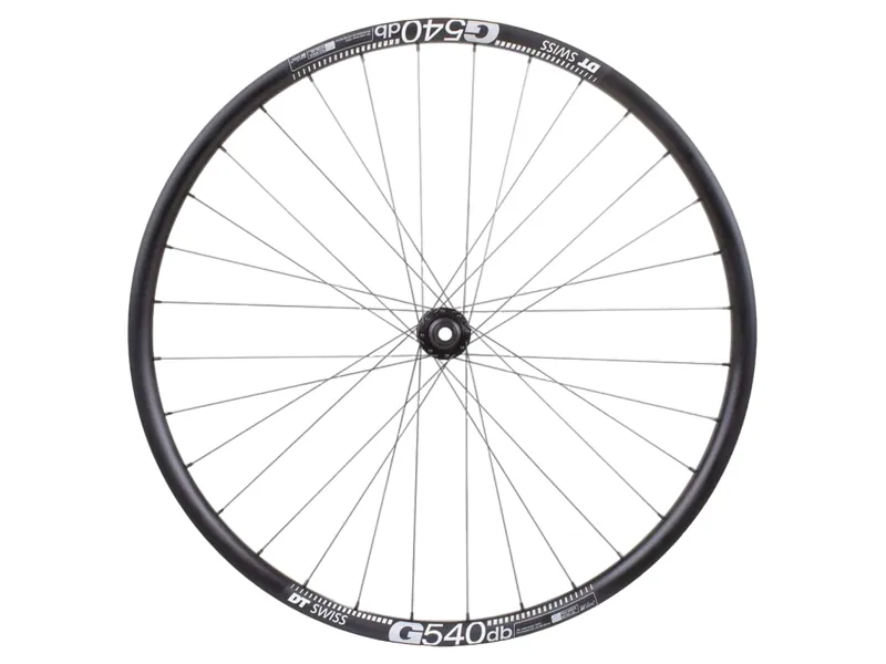 M Part Gravel Front Wheel Shimano 105 100x12mm G 540 700c in Black-1