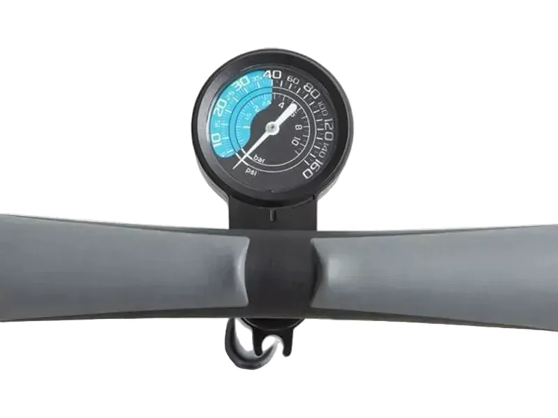 M Part Mini Floor Pump with Dial Gauge-2