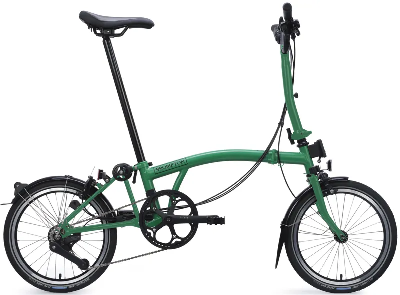 Balfes Bikes Brompton C Line 12-Speed Folding Bike 2026 in Palm Green | Free postage over £30, £10 off first order, price match & 0% finance.