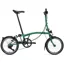 Brompton C Line 12-Speed Folding Bike 2026 in Palm Green