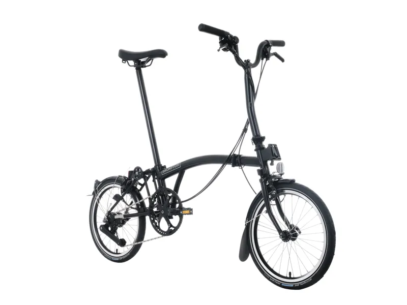 Brompton C Line 12-Speed Folding Bike 2025 in Matt Black-7