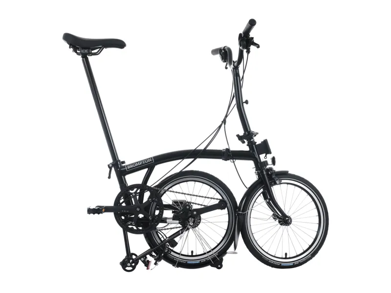 Brompton C Line 12-Speed Folding Bike 2025 in Matt Black-4