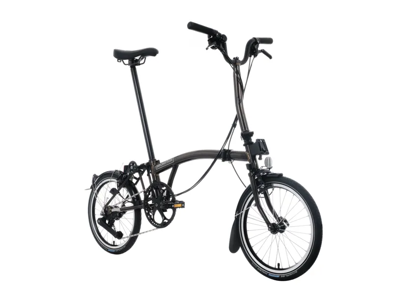 Brompton C Line 12-Speed Folding Bike 2025 in Black Lacquer-6