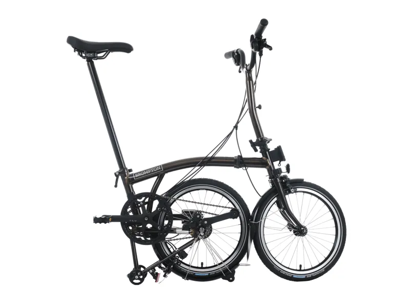 Brompton C Line 12-Speed Folding Bike 2025 in Black Lacquer-4