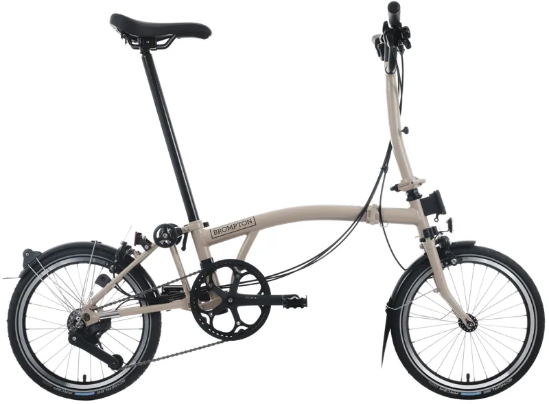 Balfes Bikes Brompton C Line 12-Speed Folding Bike 2026 in Dune Sand | Free postage over £30, £10 off first order, price match & 0% finance.