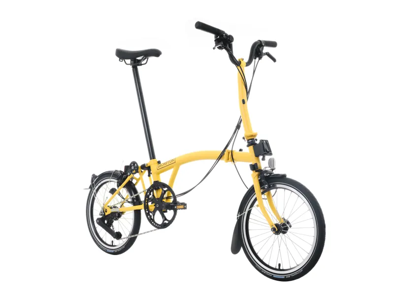 Brompton C Line 12-Speed Folding Bike 2025 in Bumblebee Yellow-6
