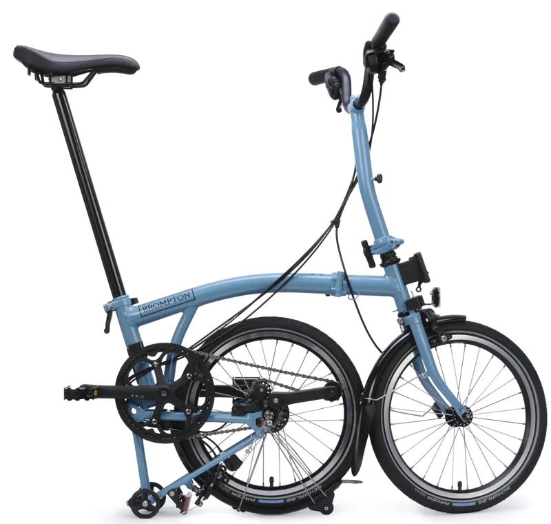 Brompton C Line 12-Speed Folding Bike 2026 in Cloud Metallic-3