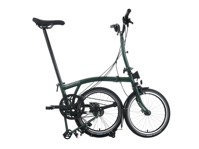 Brompton C Line 12-Speed Folding Bike 2025 in Racing Green-5