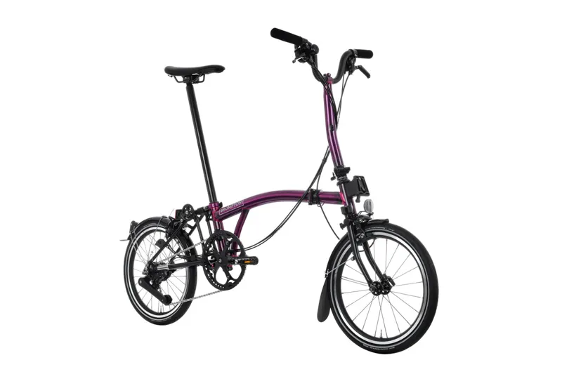 Brompton P Line 4-Speed Folding Bike 2026 in Amethyst Lacquer-1