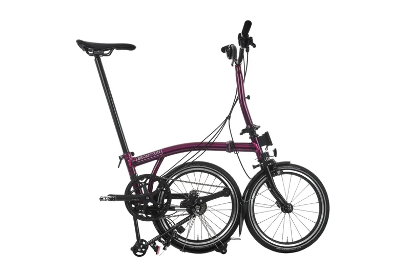 Brompton P Line 4-Speed Folding Bike 2026 in Amethyst Lacquer-2
