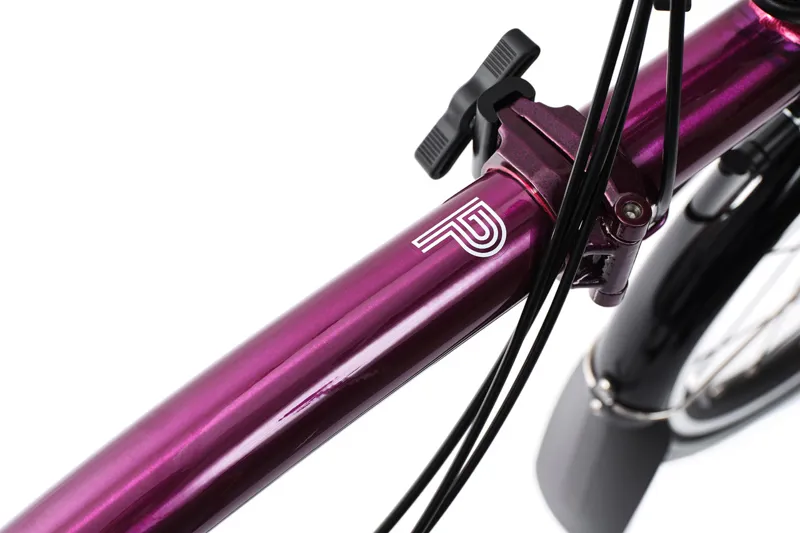 Brompton P Line 4-Speed Folding Bike 2026 in Amethyst Lacquer-4