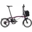 Brompton Electric P Line 4-Speed Folding Bike 2026 in Amethyst Lacquer