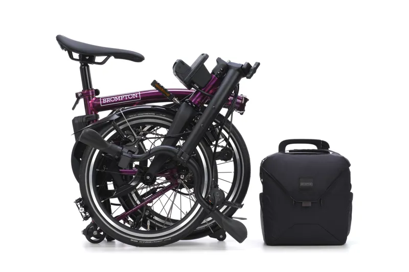 Brompton Electric P Line 4-Speed Folding Bike 2026 in Amethyst Lacquer-3