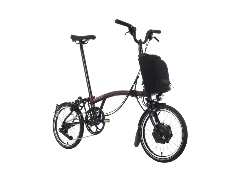 Brompton Electric C Line 4-Speed Folding Bike 2025 in Amethyst Lacquer-3