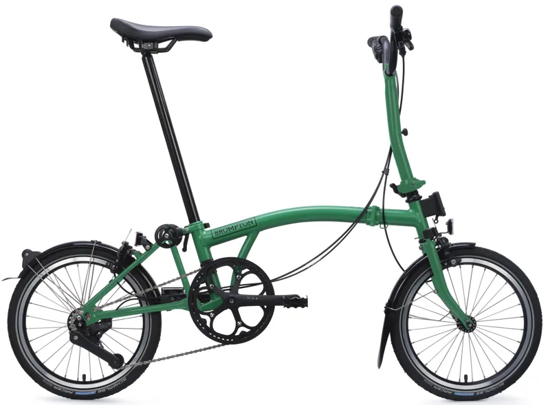 Balfes Bikes Brompton C Line 4-Speed Folding Bike 2026 in Palm Green | Free postage over £30, £10 off first order, price match & 0% finance.
