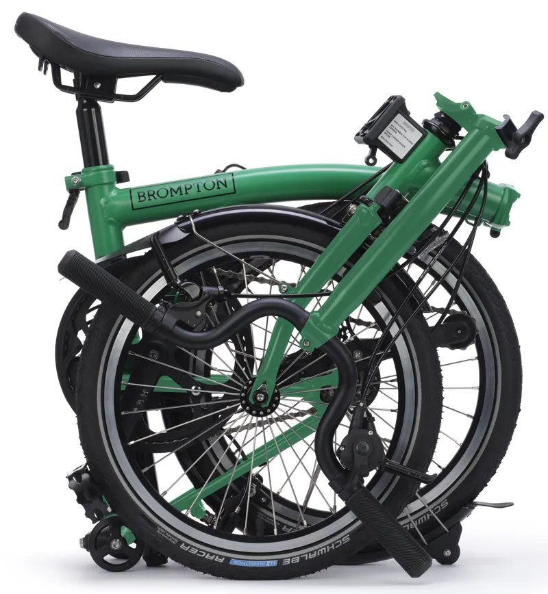 Brompton C Line 4-Speed Folding Bike 2026 in Palm Green-4