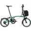 Brompton Electric P Line 4-Speed Folding Bike 2026 in Palm Green
