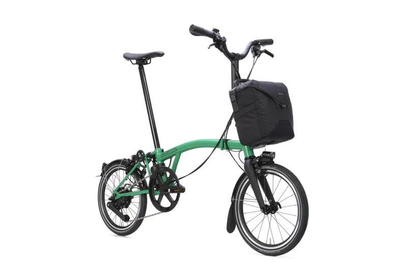 Brompton Electric P Line 4-Speed Folding Bike 2026 in Palm Green-1