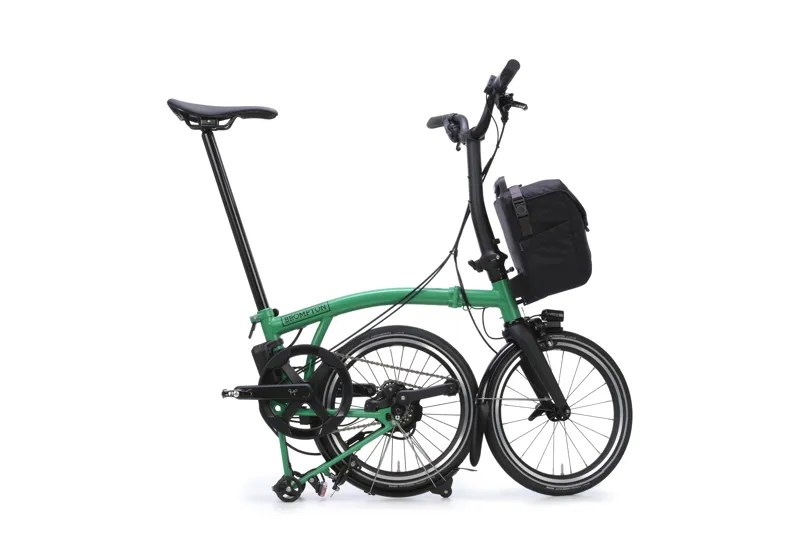 Brompton Electric P Line 4-Speed Folding Bike 2026 in Palm Green-2