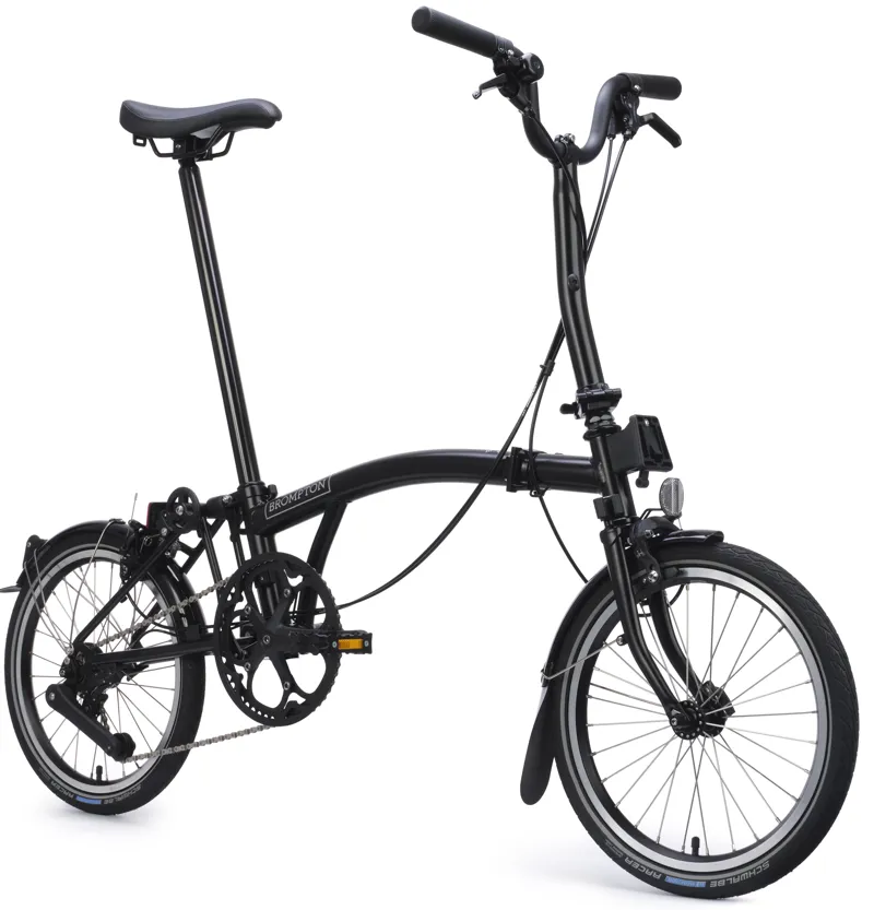 Brompton C Line 4-Speed Folding Bike 2026 in Matt Black-2