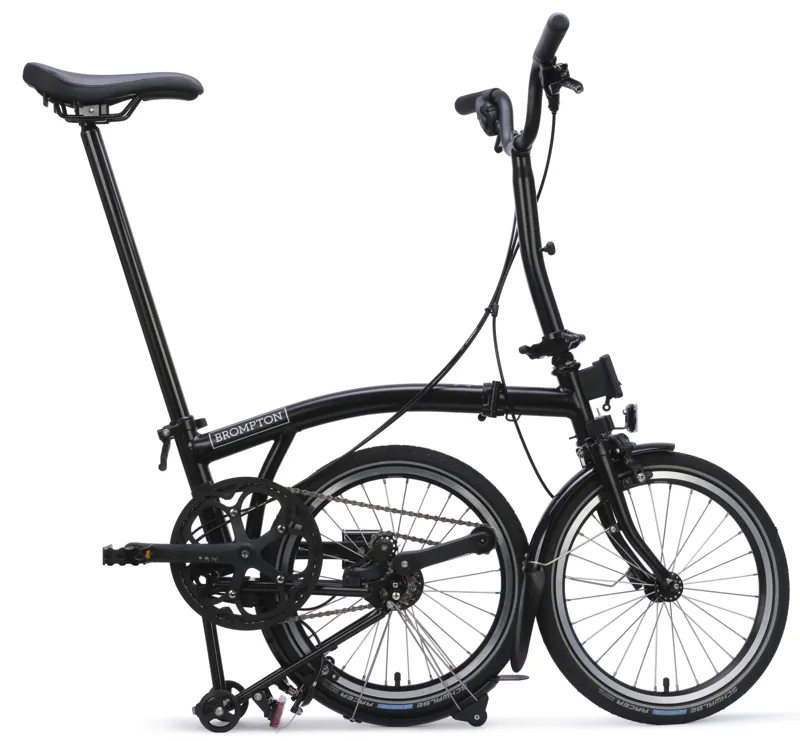Brompton C Line 4-Speed Folding Bike 2026 in Matt Black-3