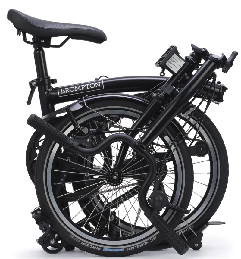 Brompton C Line 4-Speed Folding Bike 2026 in Matt Black-4