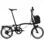 Brompton Electric P Line with SuperRoll+ 4-Speed Folding Bike 2026 in Matt Black