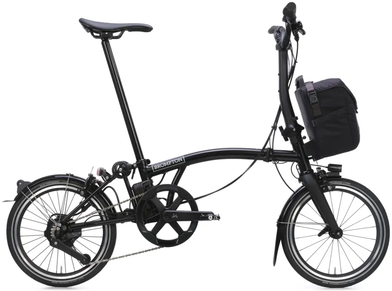 Balfes Bikes Brompton Electric P Line 4-Speed Folding Bike 2026 in Matt Black | Free postage over £30, £10 off first order, price match & 0% finance.