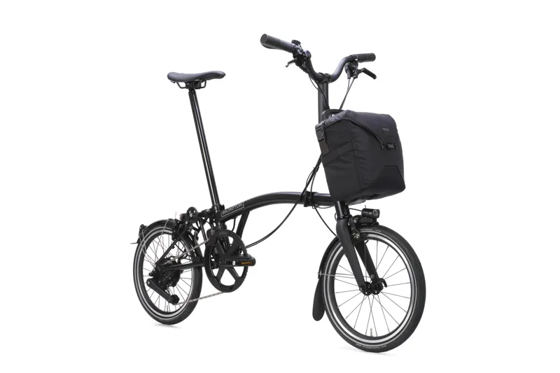 Brompton Electric P Line 4-Speed Folding Bike 2026 in Matt Black-1
