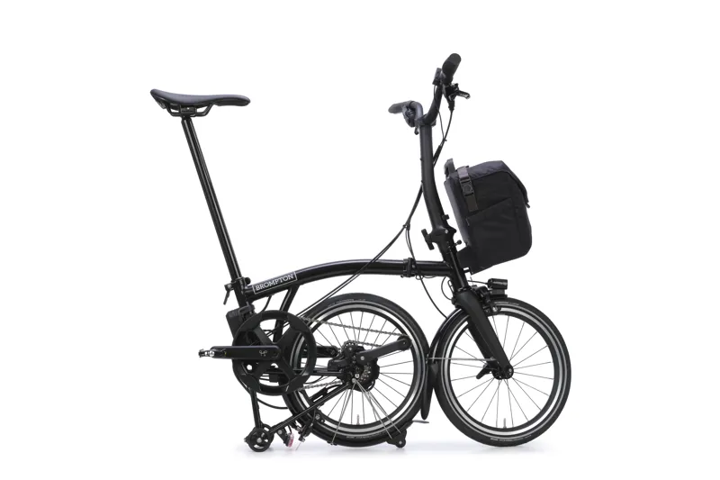 Brompton Electric P Line 4-Speed Folding Bike 2026 in Matt Black-2