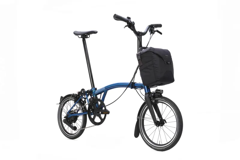 Brompton Electric P Line 4-Speed Folding Bike 2026 in Pacific Lacquer-1