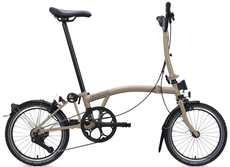 Balfes Bikes Brompton C Line 4-Speed Folding Bike 2026 in DuneSand | Free postage over £30, £10 off first order, price match & 0% finance.