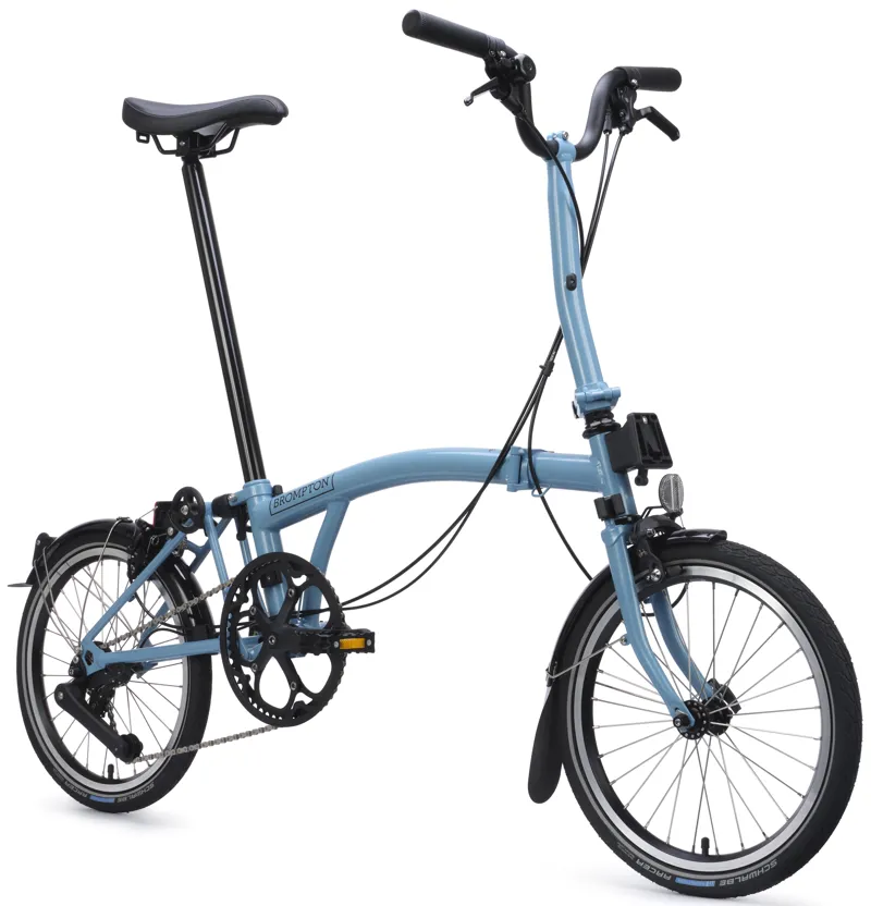 Brompton C Line 4-Speed Folding Bike 2026 in Cloud Metallic-2