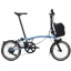 Brompton Electric P Line 4-Speed Folding Bike 2026 in Cloud Metallic
