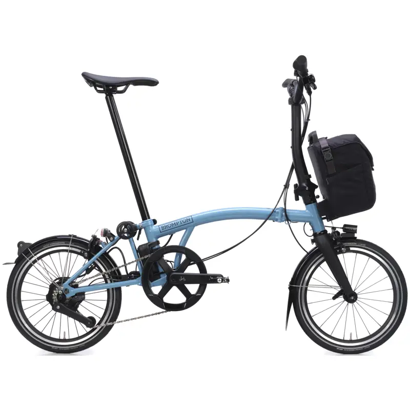 Balfes Bikes Brompton Electric P Line 4-Speed Folding Bike 2026 in Cloud Metallic | Free postage over £30, £10 off first order, price match & 0% finance.