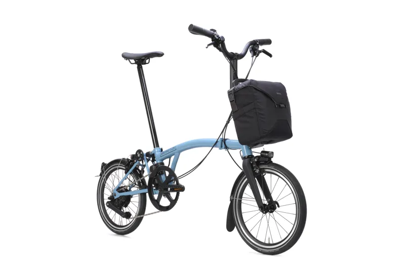 Brompton Electric P Line 4-Speed Folding Bike 2026 in Cloud Metallic-1