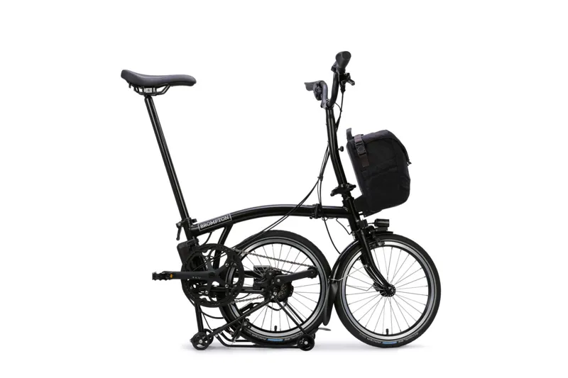 Brompton Electric C Line with SuperRoll+ 4-Speed Folding Bike 2026 in Matt Black-4