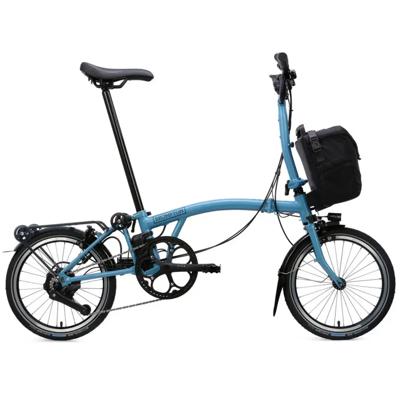 Balfes Bikes Brompton Electric C Line with SuperRoll+ 4-Speed Folding Bike 2026 in Cloud Metallic | Free postage over £30, £10 off first order, price match & 0% finance.