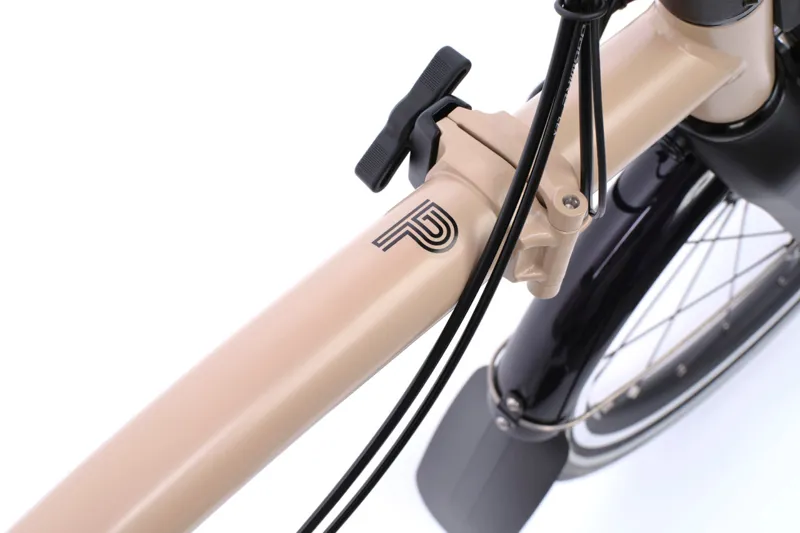 Brompton Electric P Line with SuperRoll+ 4-Speed Folding Bike 2026 in Dune Sand-4