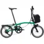 Brompton Electric P Line with SuperRoll+ 4-Speed Folding Bike 2026 in Palm Green