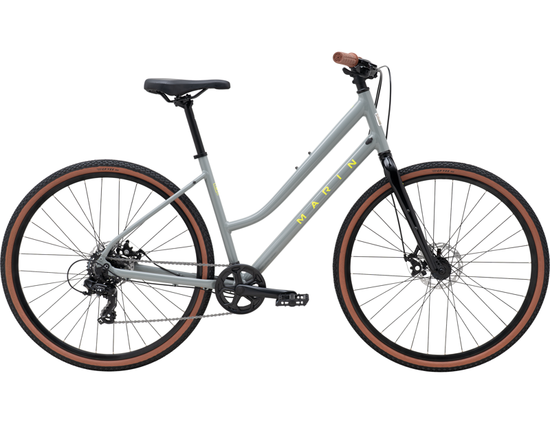 Marin Kentfield Step-Through 1 Hybrid Bike 2026 in Grey