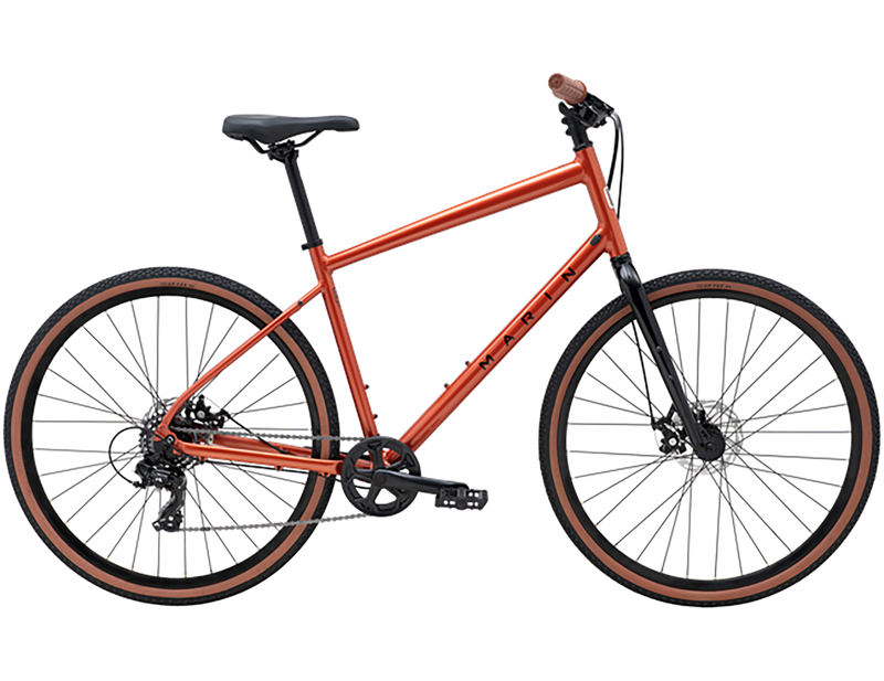 Balfes Bikes Marin Kentfield 1 Hybrid Bike 2026 in ORANGE | Free postage over £30, £10 off first order, price match & 0% finance.