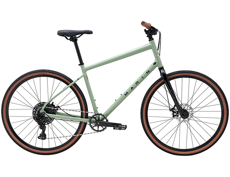 Balfes Bikes Marin Kentfield 2 Hybrid Bike 2026 in Sage Green | Free postage over £30, £10 off first order, price match & 0% finance.