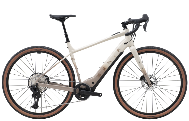 Balfes Bikes Marin Lombard E2 Electric Gravel Bike 2026 in Off White | Free postage over £30, £10 off first order, price match & 0% finance.