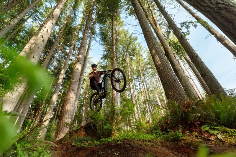 Marin Alpine Trail E2 Electric Full Suspension Mountain Bike 2027 in Root Beer-4