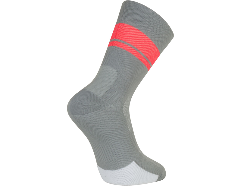 Madison Flux Performance Sock in Magnesium Grey-1